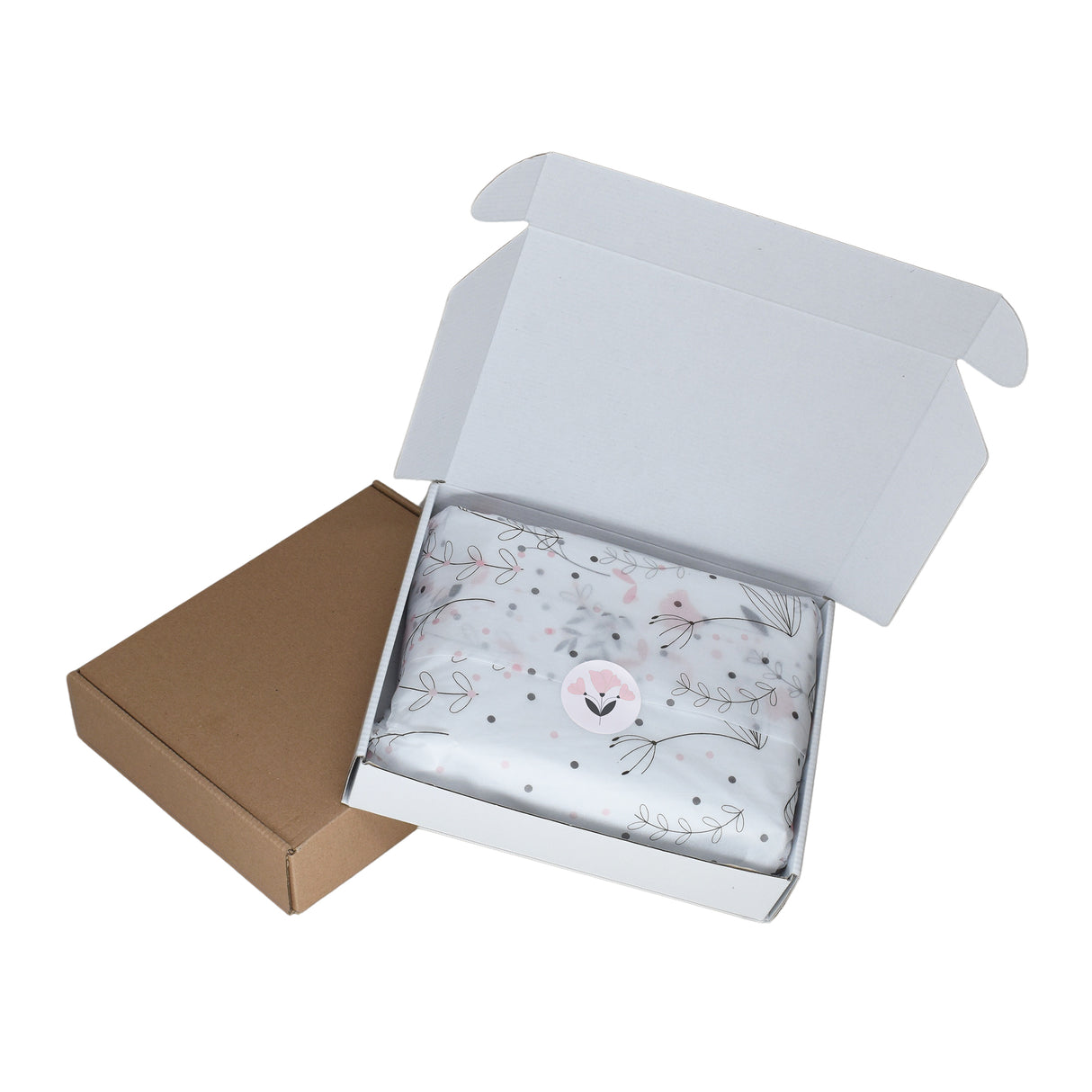 Tissue paper Mono Dots, placed in a transport box, 17gsm – size 50x75cm