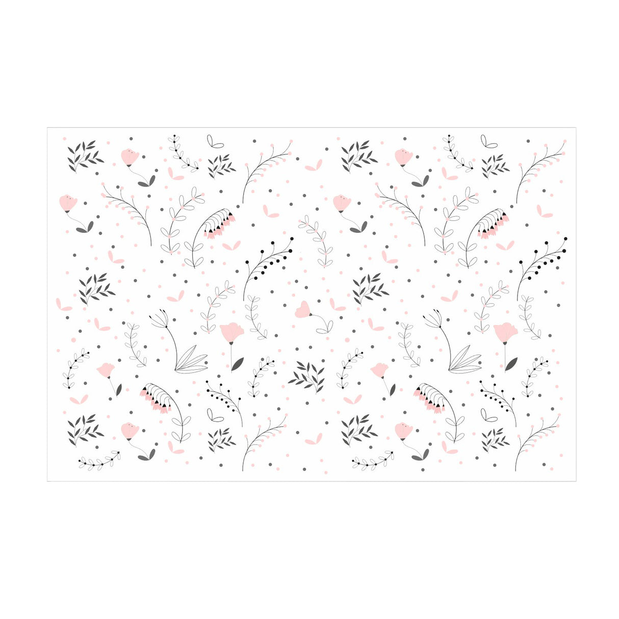 Tissue paper Mono Dots, open sheet, 17gsm – size 50x75cm