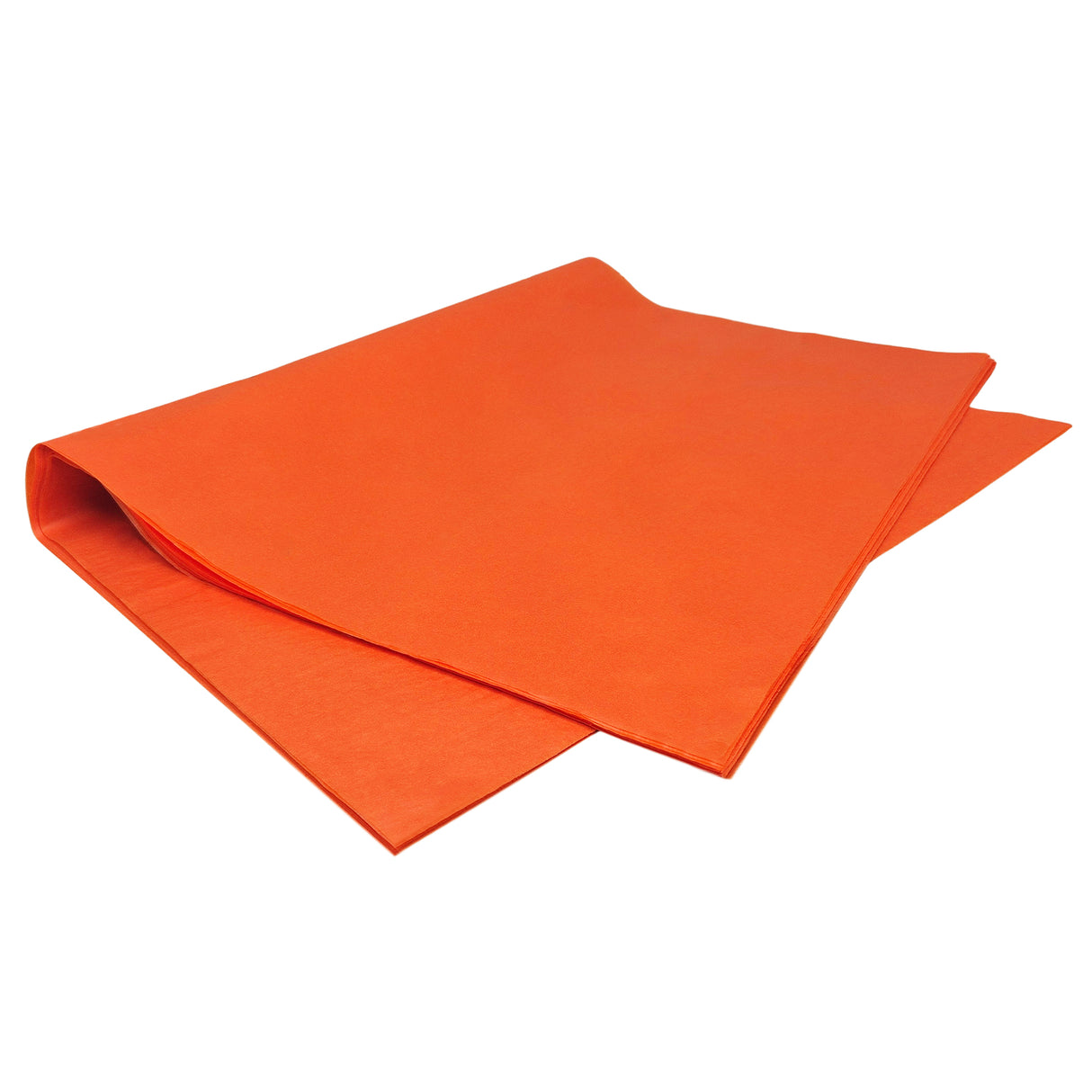 Plain tissue paper orange, ream of sheets 17gsm – size 50x75cm
