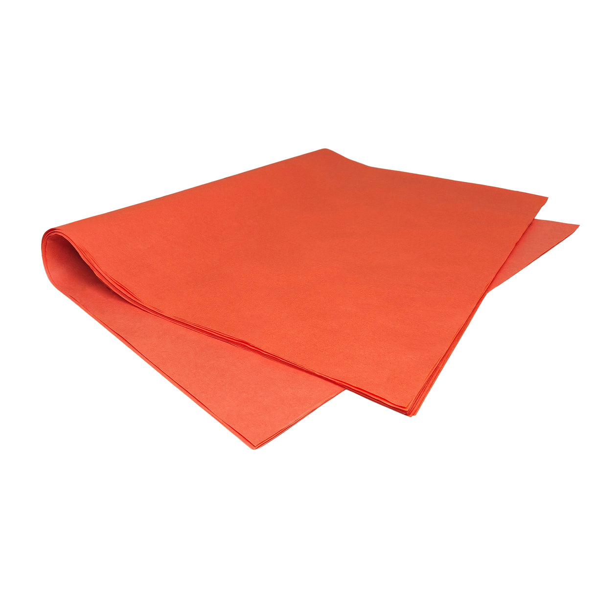 Plain tissue paper orange, ream of sheets 28gsm – size 50x75cm