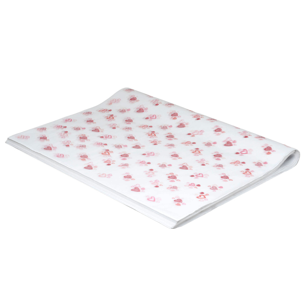 Tissue paper Patchwork Hearts, ream of sheets 17gsm – size 50x75cm