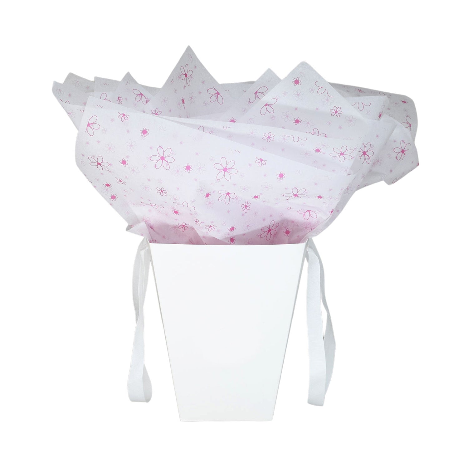 Tissue paper Pink Bubble, placed in a paper bag, 17gsm – size 50x75cm