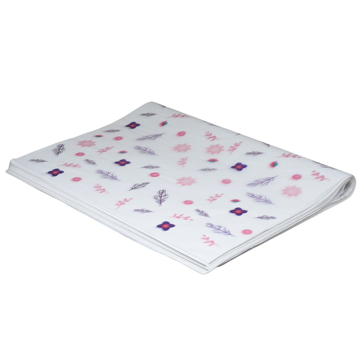 Tissue paper Purple Bloom, ream of folded sheets 17gsm – size 50x75cm