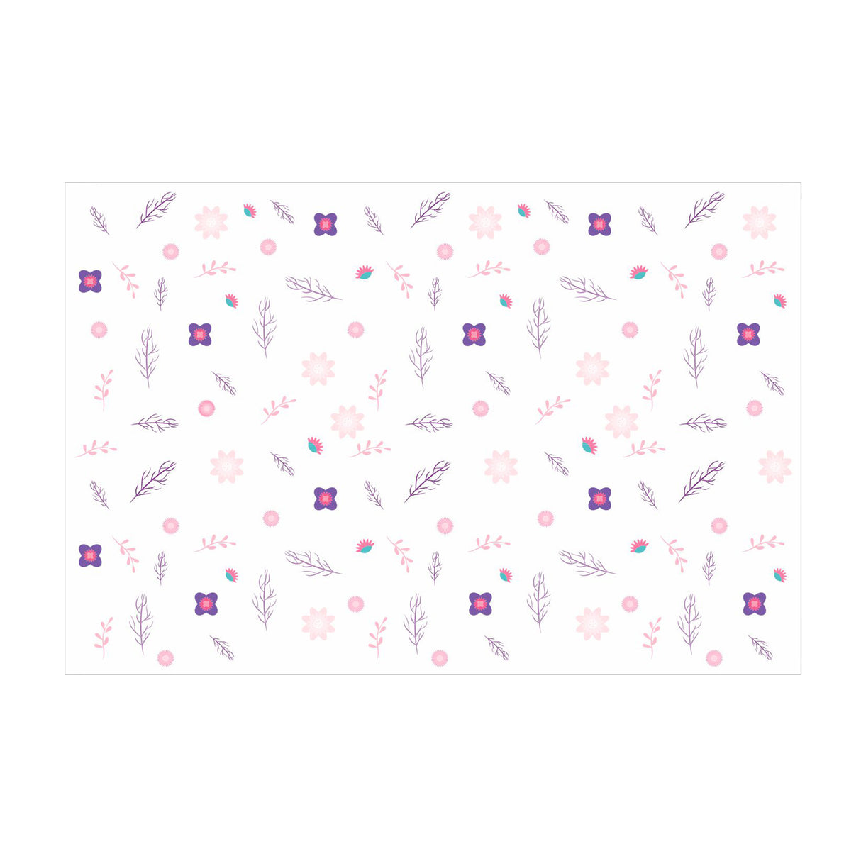 Tissue paper Purple Bloom, open sheet, 17gsm – size 50x75cm