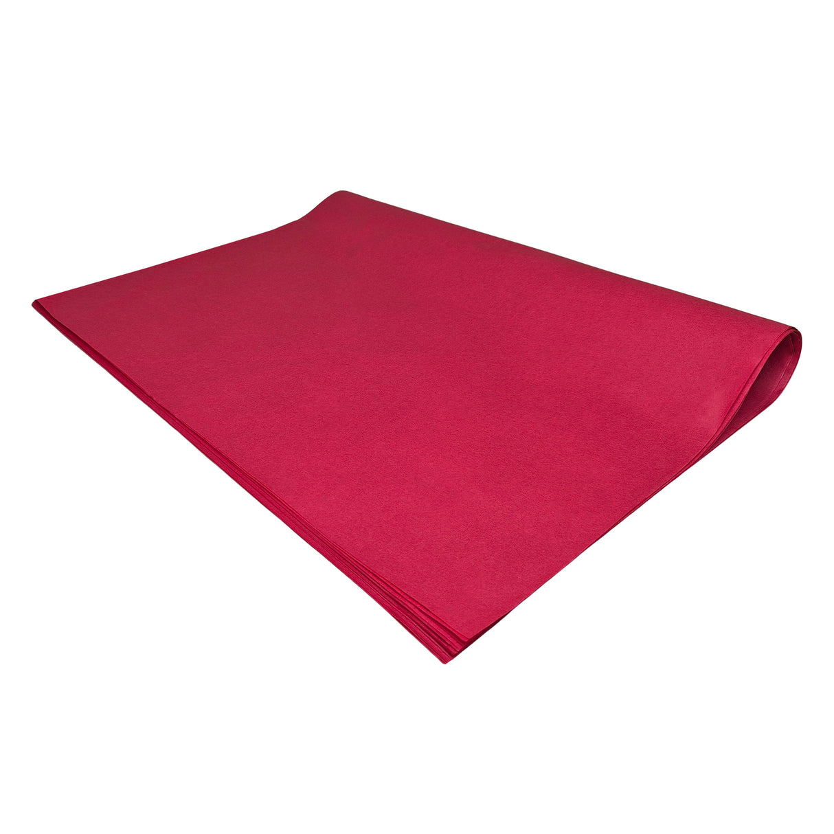 Plain tissue paper red, ream of folded sheets 28gsm – size 50x75cm