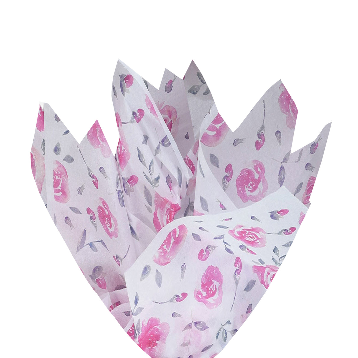 Tissue paper Rose Petal, fan arrangement, 17gsm – size 50x75cm