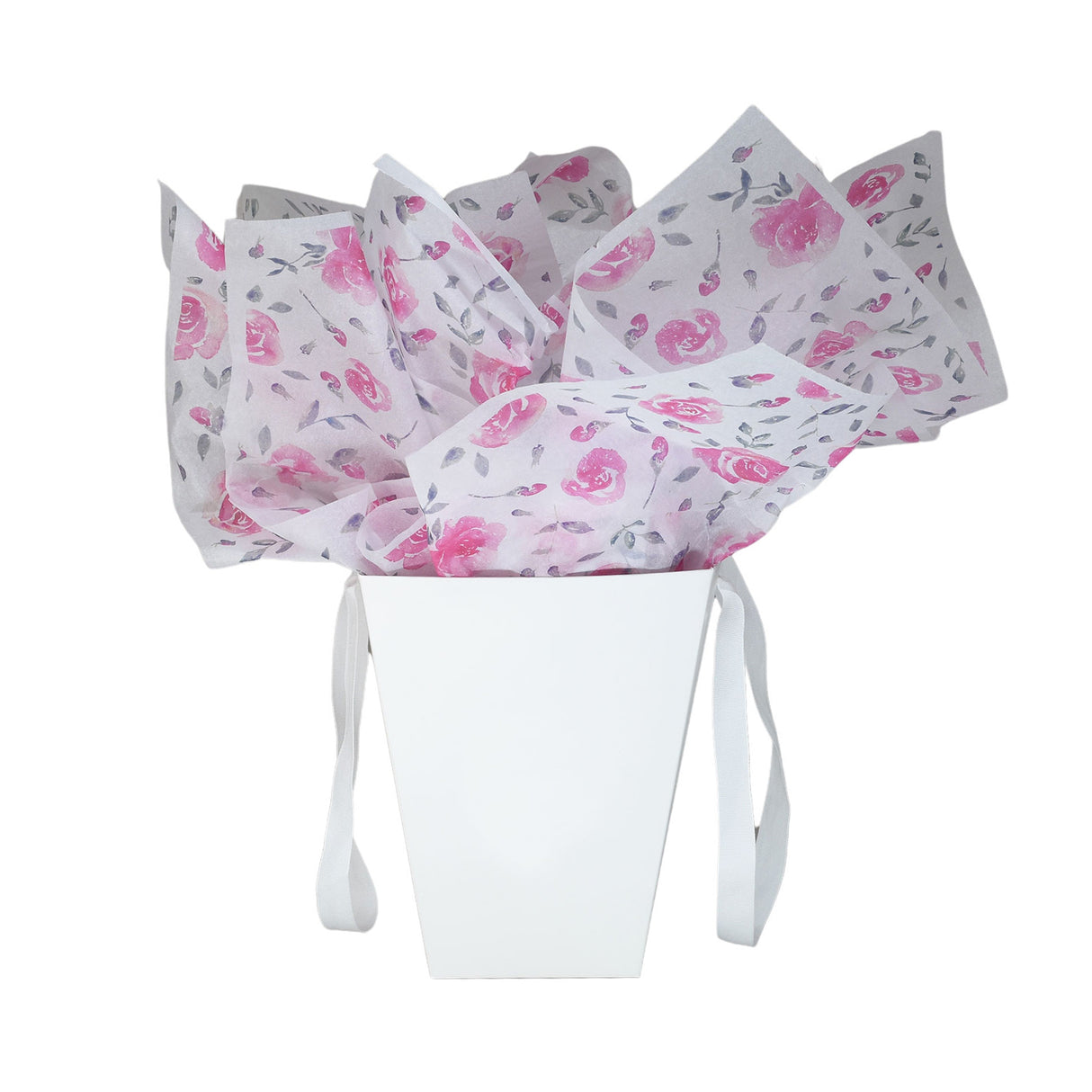 Tissue paper Rose Petal, placed in a paper bag, 17gsm – size 50x75cm