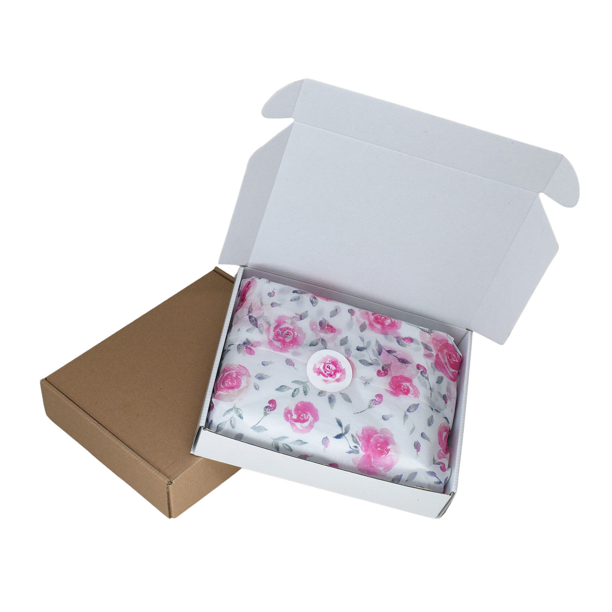 Tissue paper Rose Petal, placed in a transport box, 17gsm – size 50x75cm