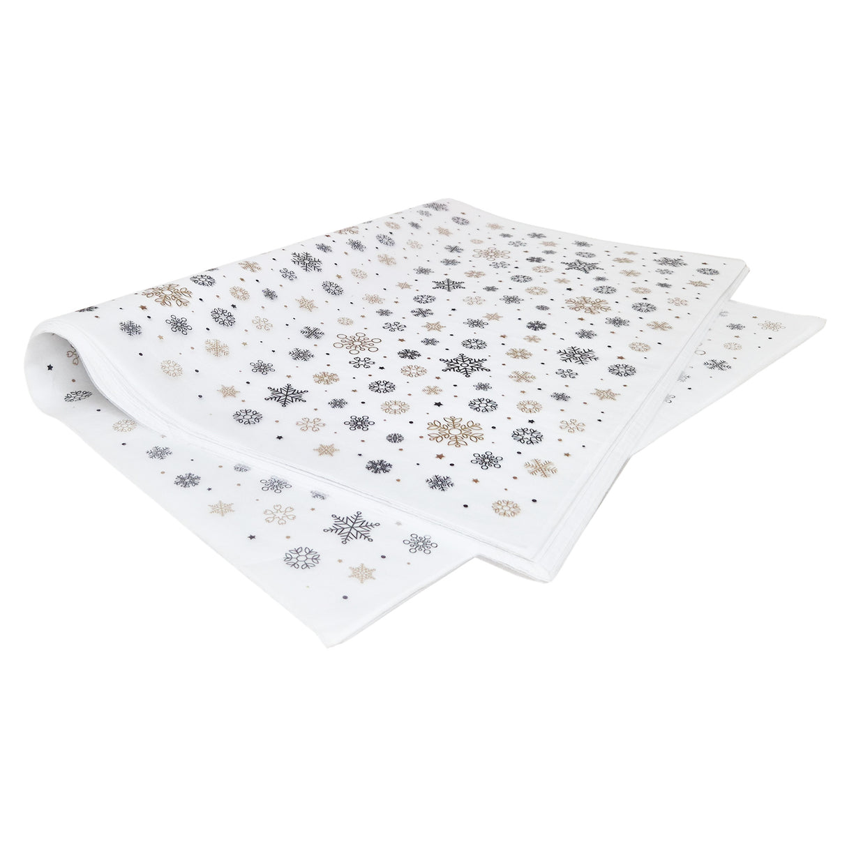 Tissue paper Snowflakes & Sparkles Christmas, ream of sheets 17gsm – size 50x75cm