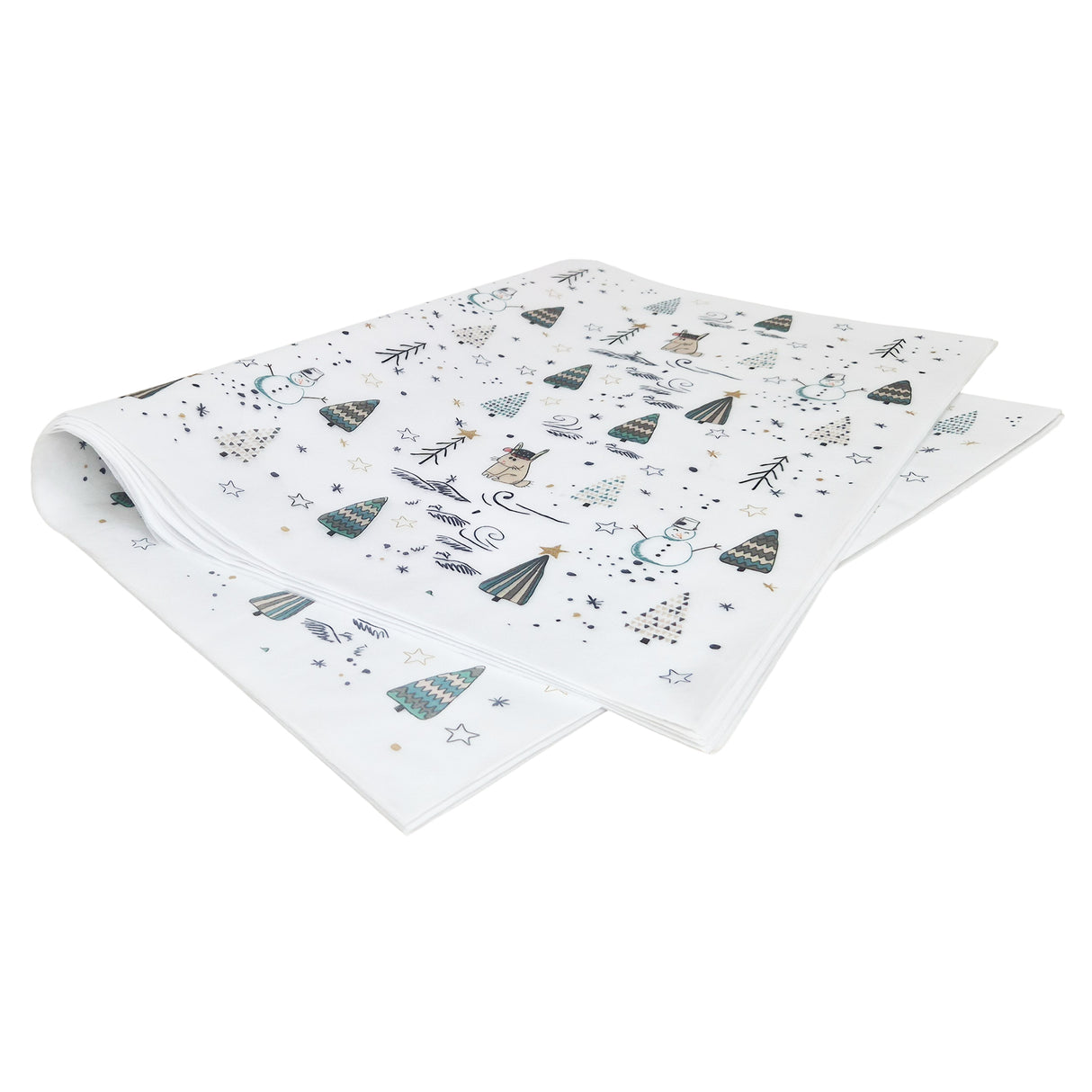 Tissue paper Snowy Friends Christmas, ream of sheets 17gsm – size 50x75cm