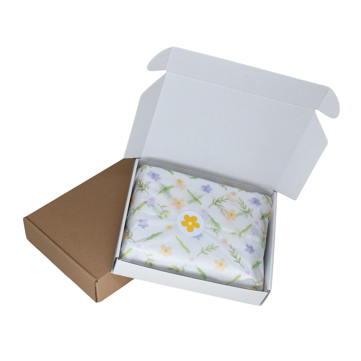 Tissue paper Soft Meadow, placed in a transport box, 17gsm – size 50x75cm