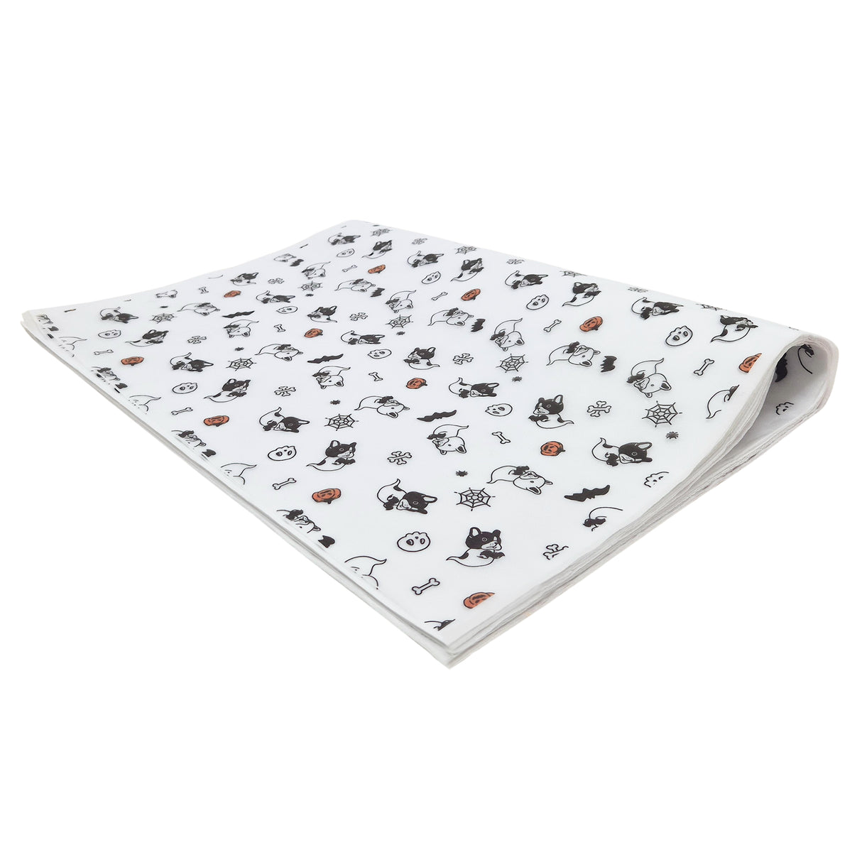 Tissue paper Spooky Dog Squad, ream of folded sheets 17gsm – size 50x75cm