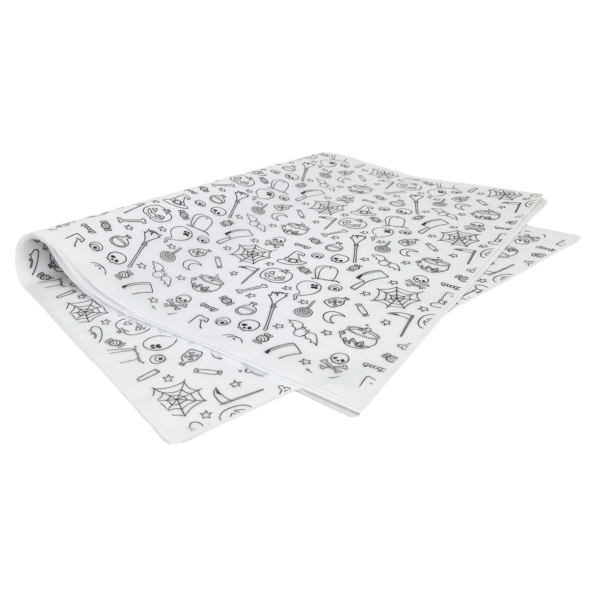 Tissue paper Spooky Sketch, ream of sheets 17gsm – size 50x75cm