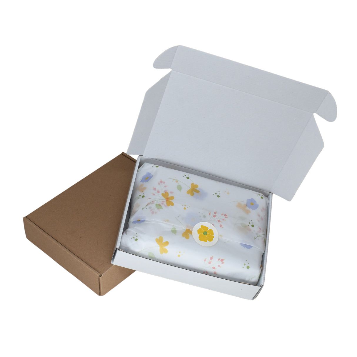 Tissue paper Spring Petals, placed in a transport box, 17gsm – size 50x75cm