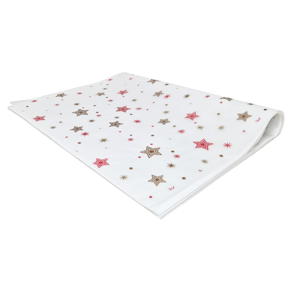 Tissue paper Star Parade Christmas, ream of folded sheets 17gsm – size 50x75cm