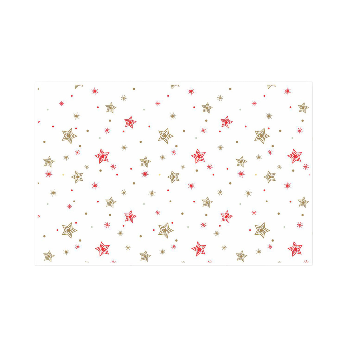 Tissue paper Star Parade Christmas, open sheet, 28gsm – size 50x75cm