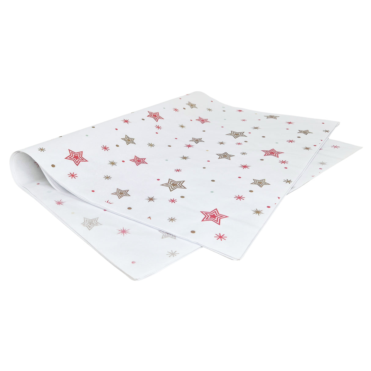 Tissue paper Star Parade Christmas, ream of sheets 28gsm – size 50x75cm