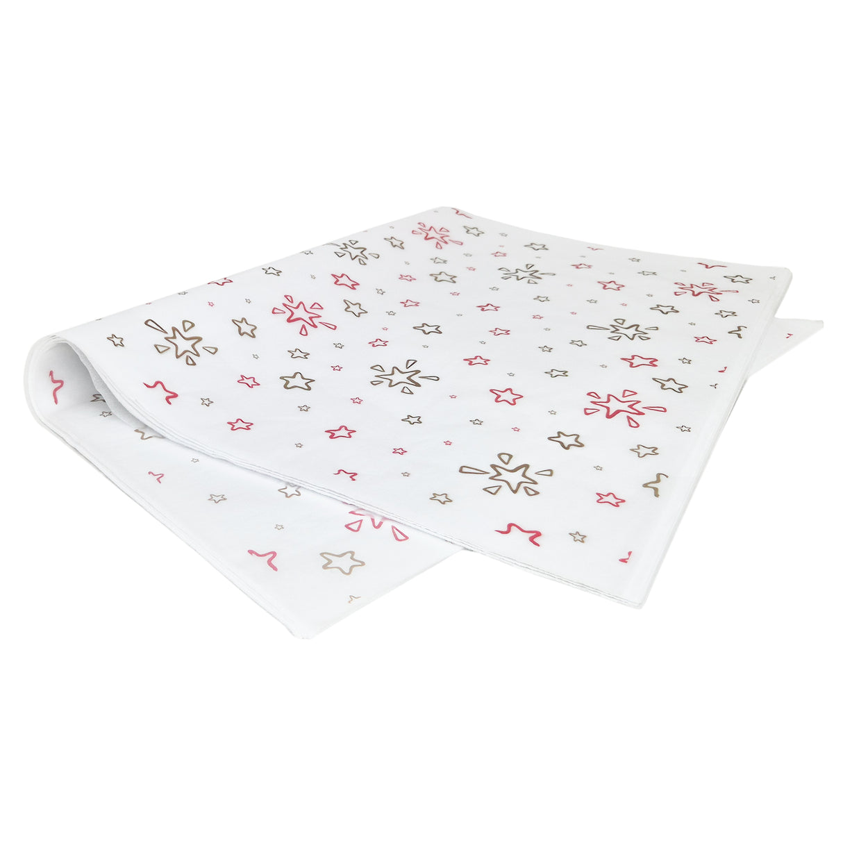 Tissue paper Star Sprinkle Christmas, ream of sheets 17gsm – size 50x75cm