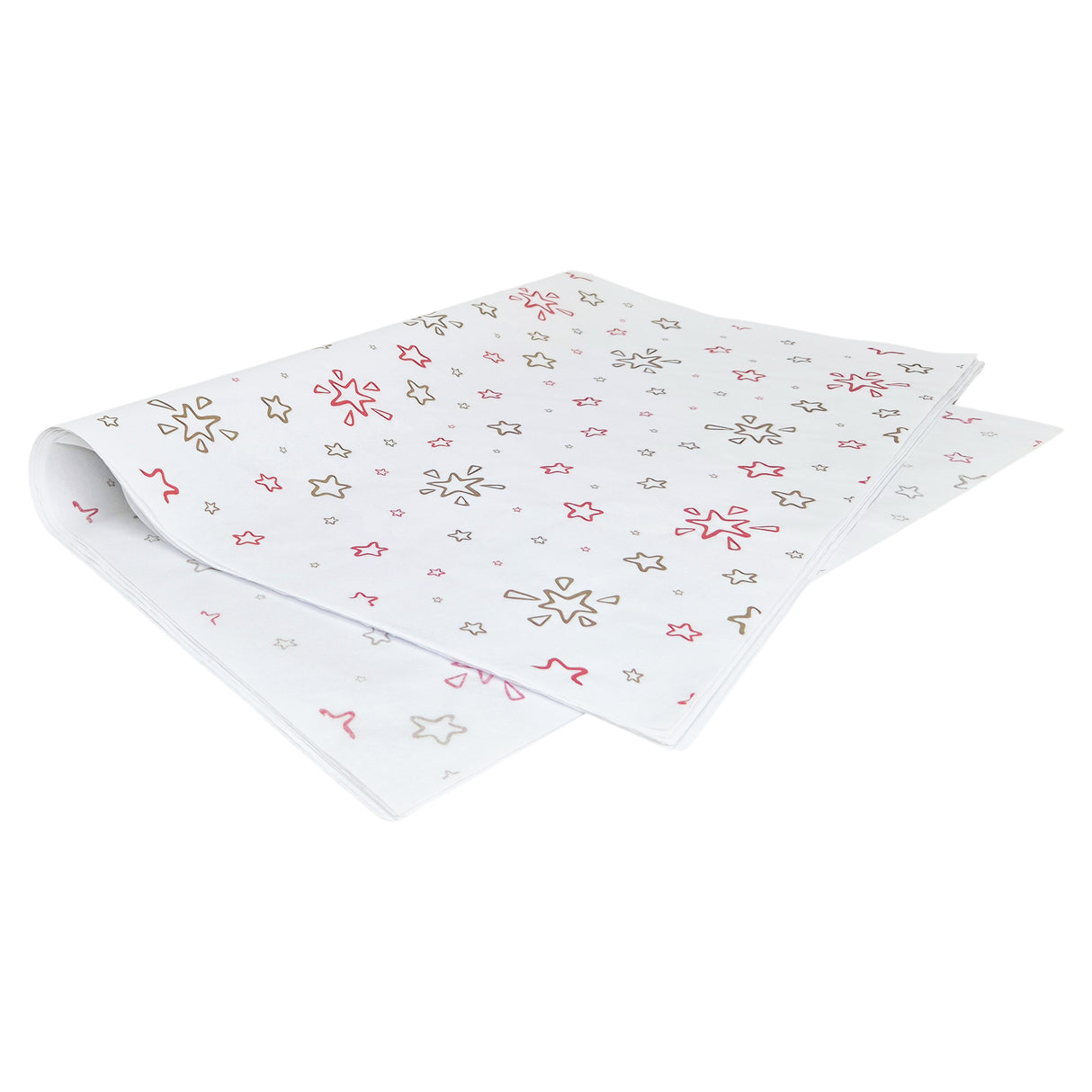 Tissue paper Star Sprinkle Christmas, ream of sheets 28gsm – size 50x75cm