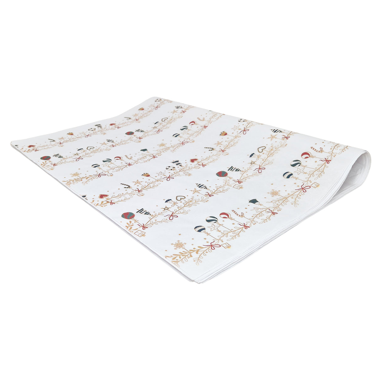 Tissue paper Tinsel Tales Christmas, ream of folded sheets 28gsm – size 50x75cm