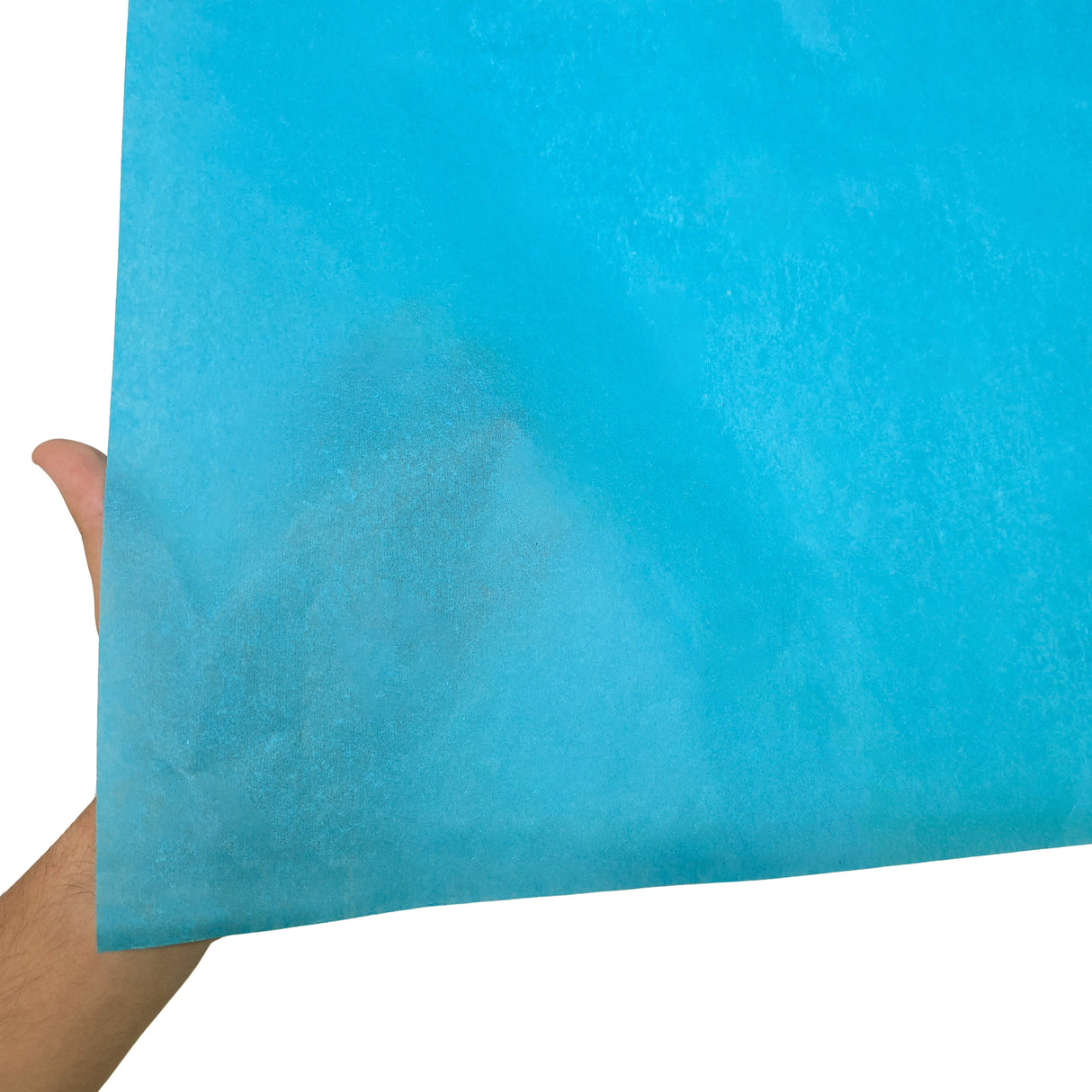 Plain tissue paper turquoise, texture and transparency, 28gsm – size 50x75cm