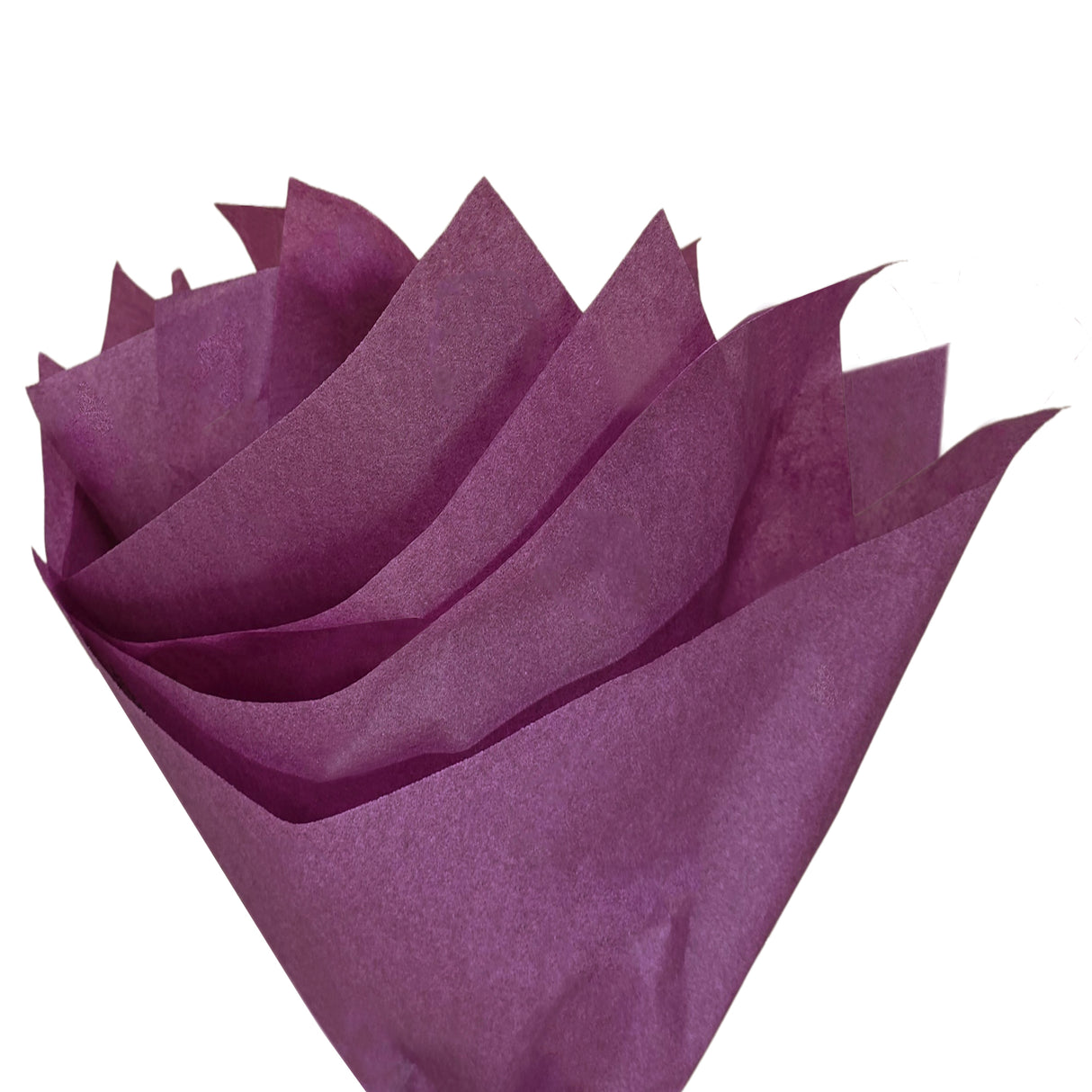 Plain tissue paper violet, fan arrangement, 17gsm – size 50x75cm