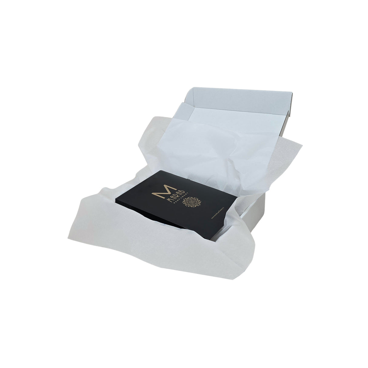 Plain tissue paper white, arranged in a transport box, 17gsm – size 50x75cm