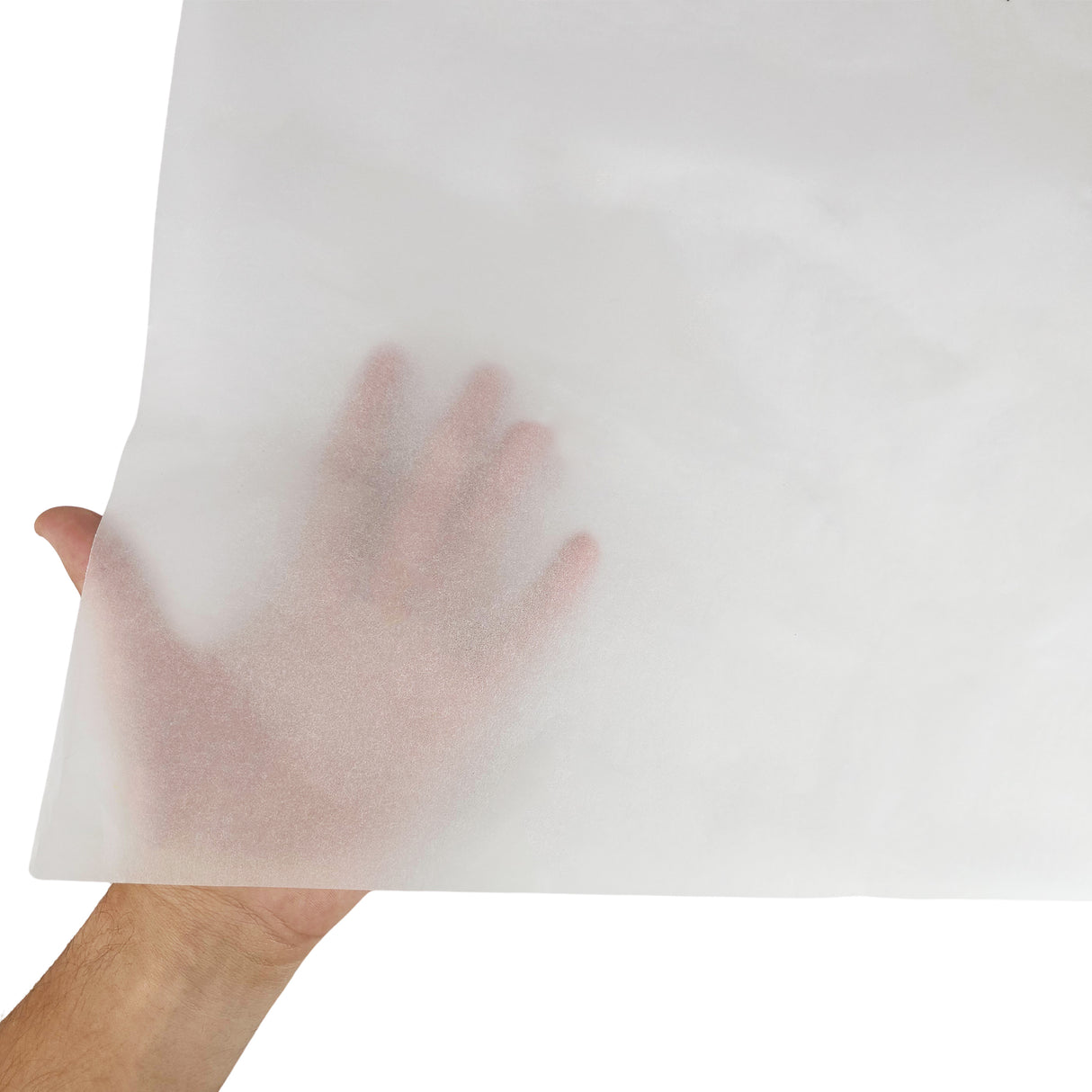 Plain tissue paper white, texture and transparency, 17gsm – size 50x75cm