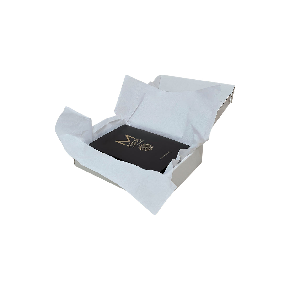 Plain tissue paper white, arranged in a transport box, 28gsm – size 50x75cm