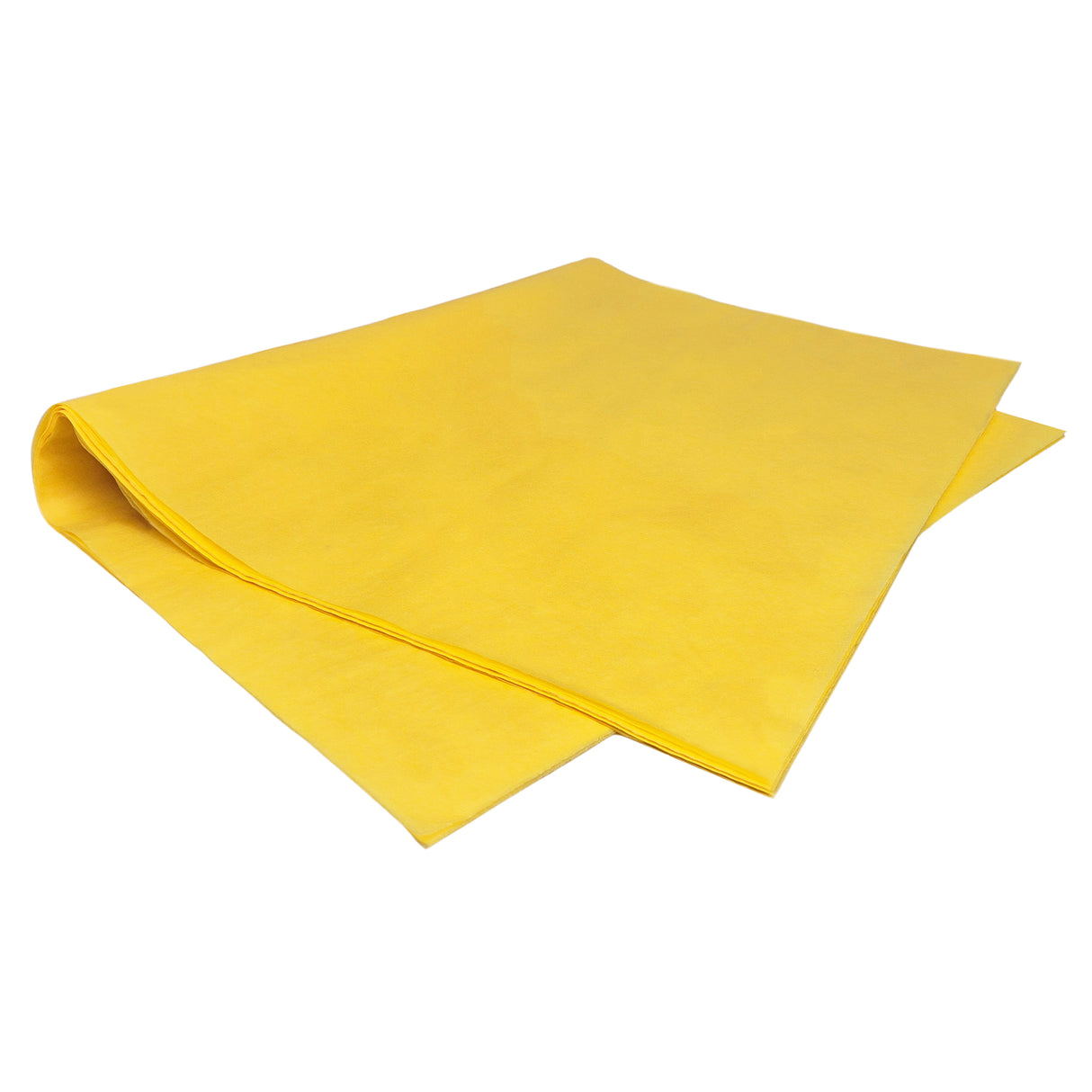 Plain tissue paper yellow, ream of sheets 17gsm – size 50x75cm
