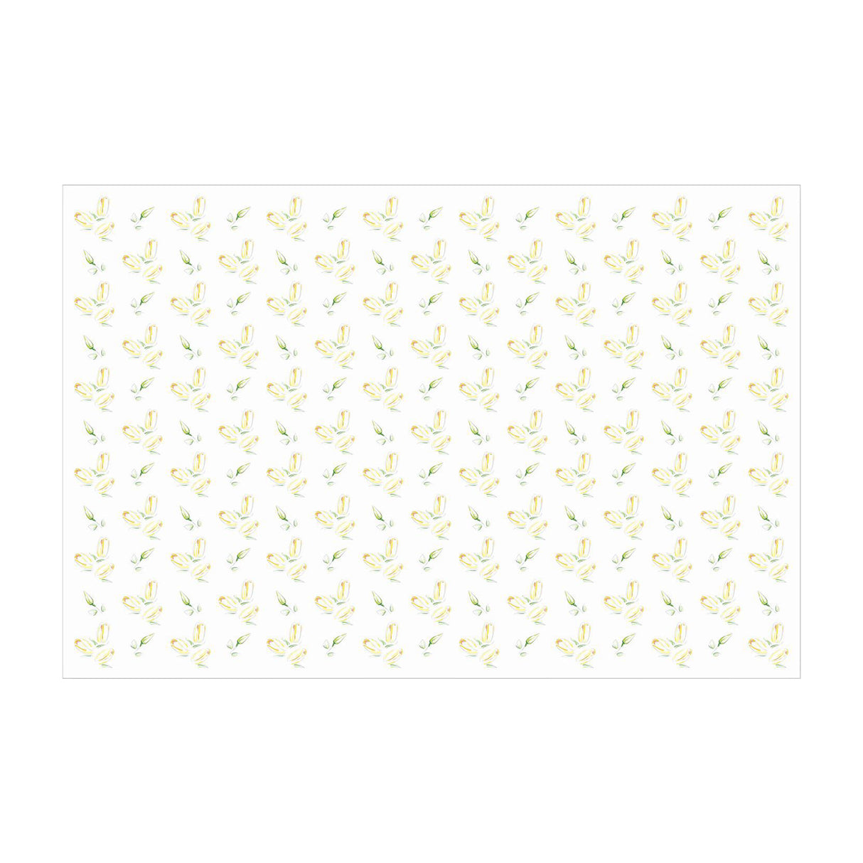 Tissue paper Yellow Tulip, open sheet, 17gsm – size 50x75cm