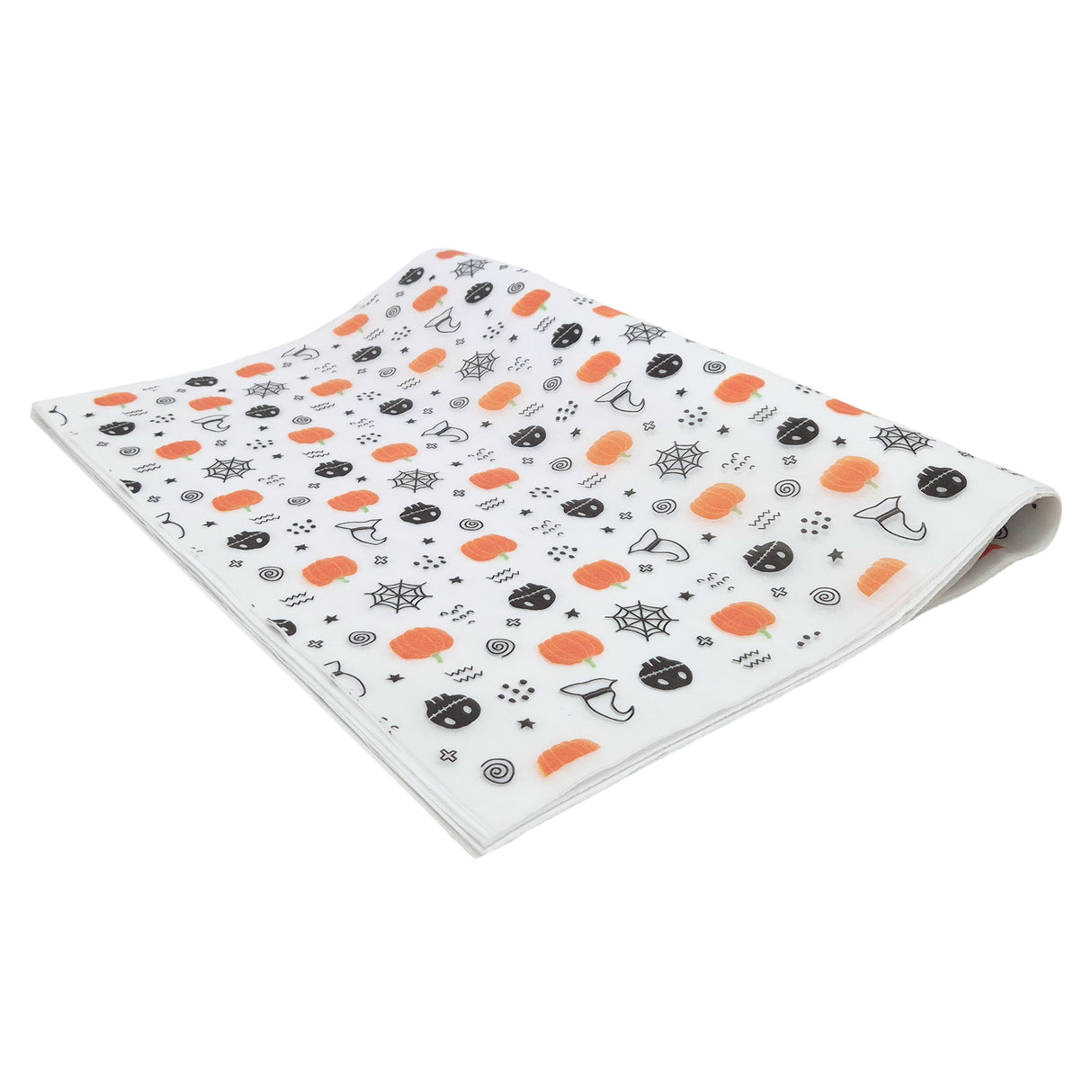 Tissue paper Enchanted Pumpkins, ream of folded sheets 17gsm – size 50x75cm