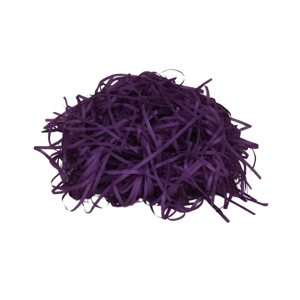 Violet tissue paper shred filler for gift boxes
