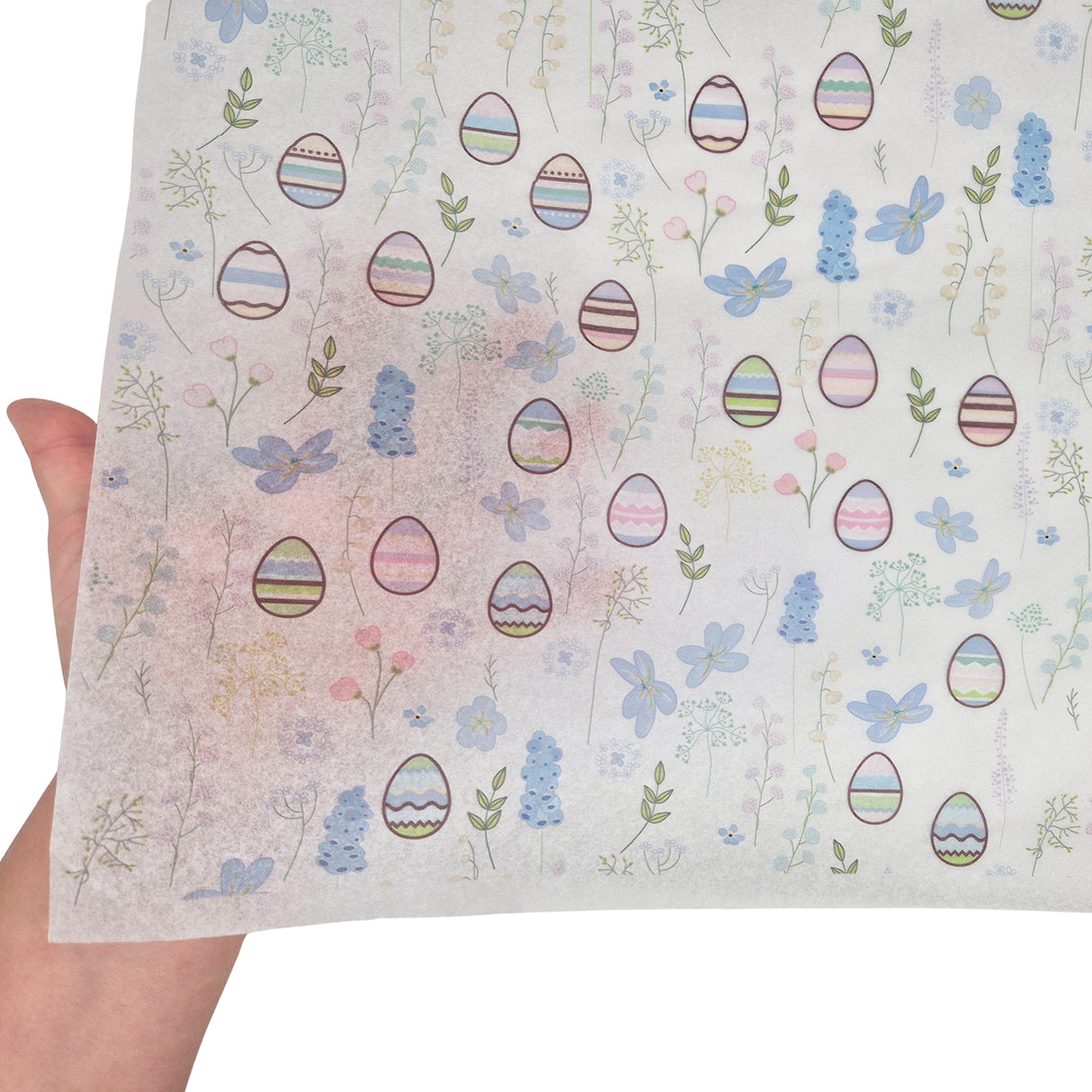 Blue Blossom Eggs Easter tissue paper 17g – size 50x75cm