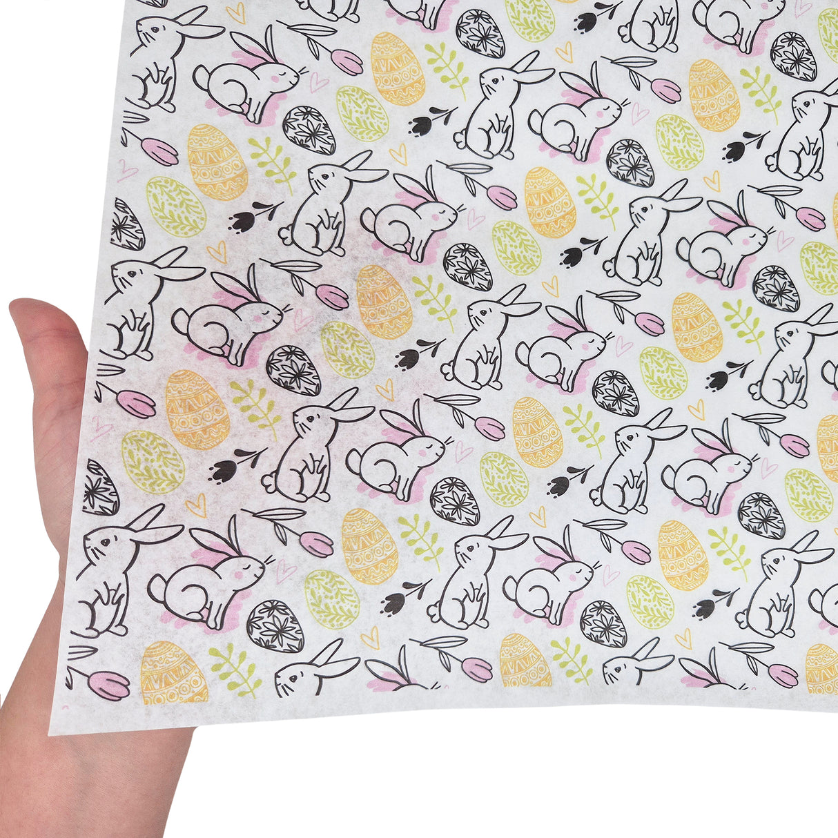 Colorful Bunny Meadow Easter tissue paper 28g – size 50x75cm