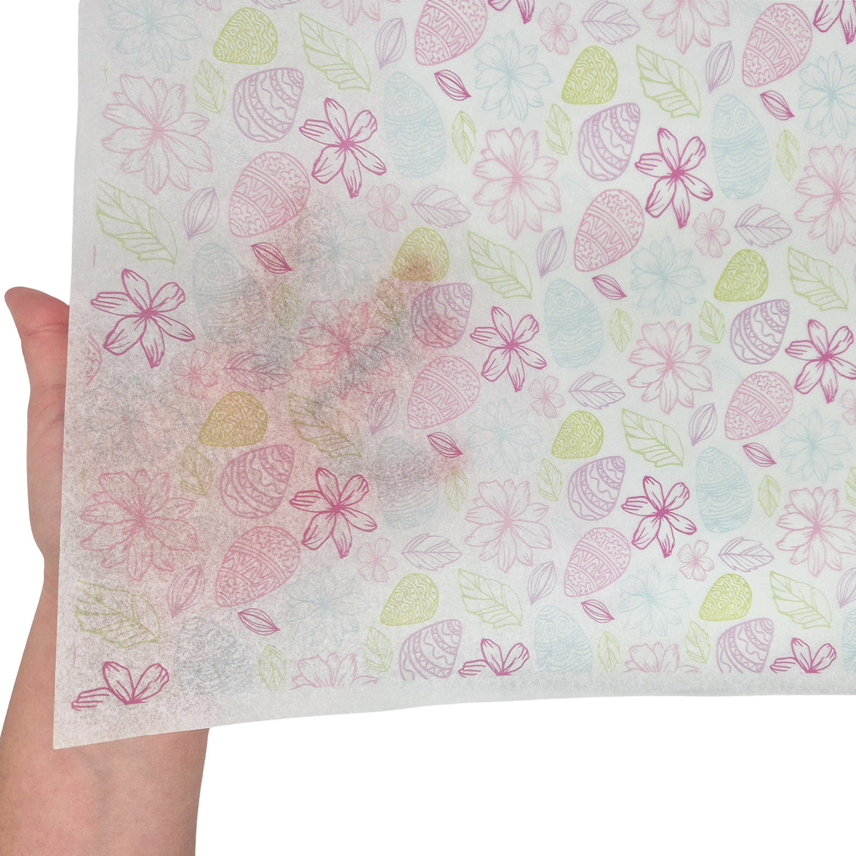 Spring Blossom Eggs Easter tissue paper 17g – size 50x75cm