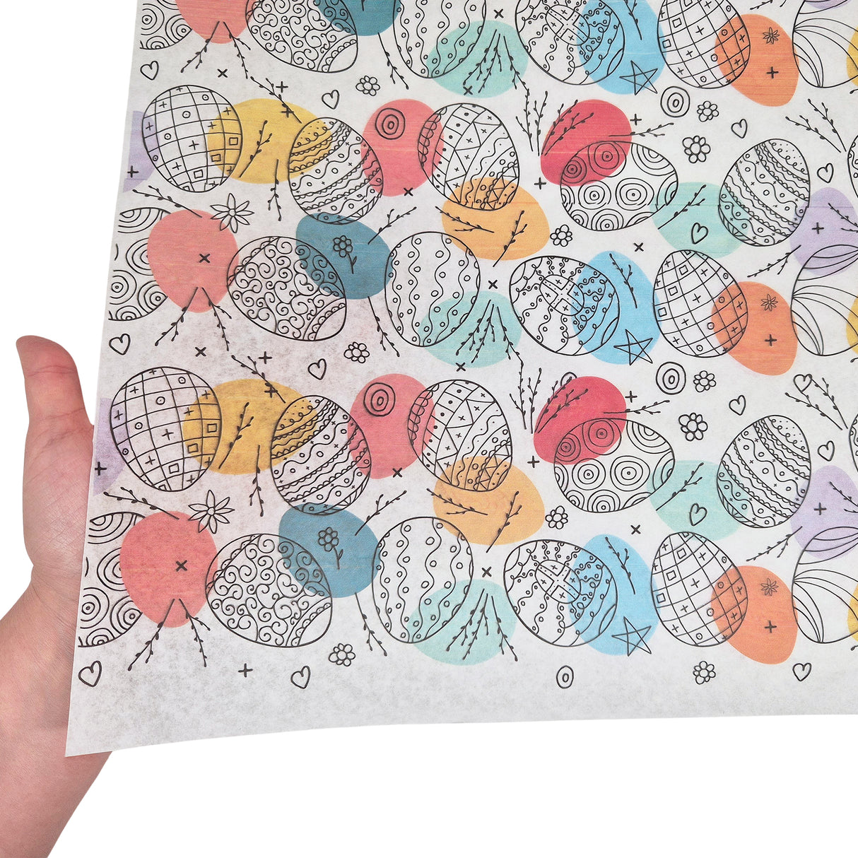 Color Splash Eggs Easter tissue paper 28g – size 50x75cm
