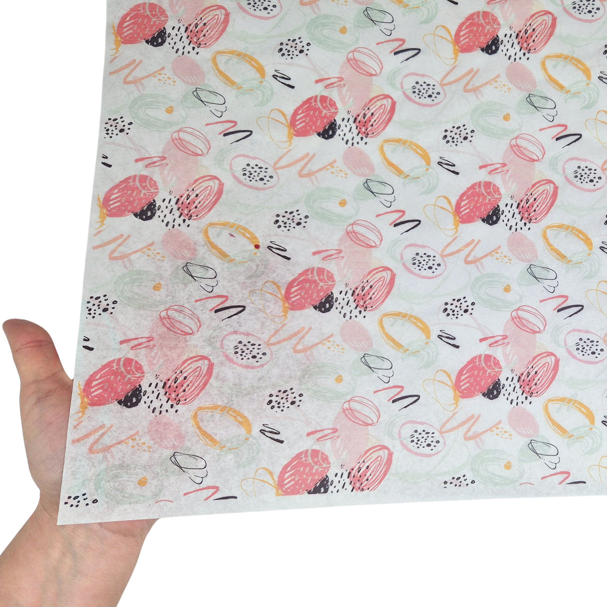 Abstract Pastel Eggs Easter tissue paper 28g – size 50x75cm