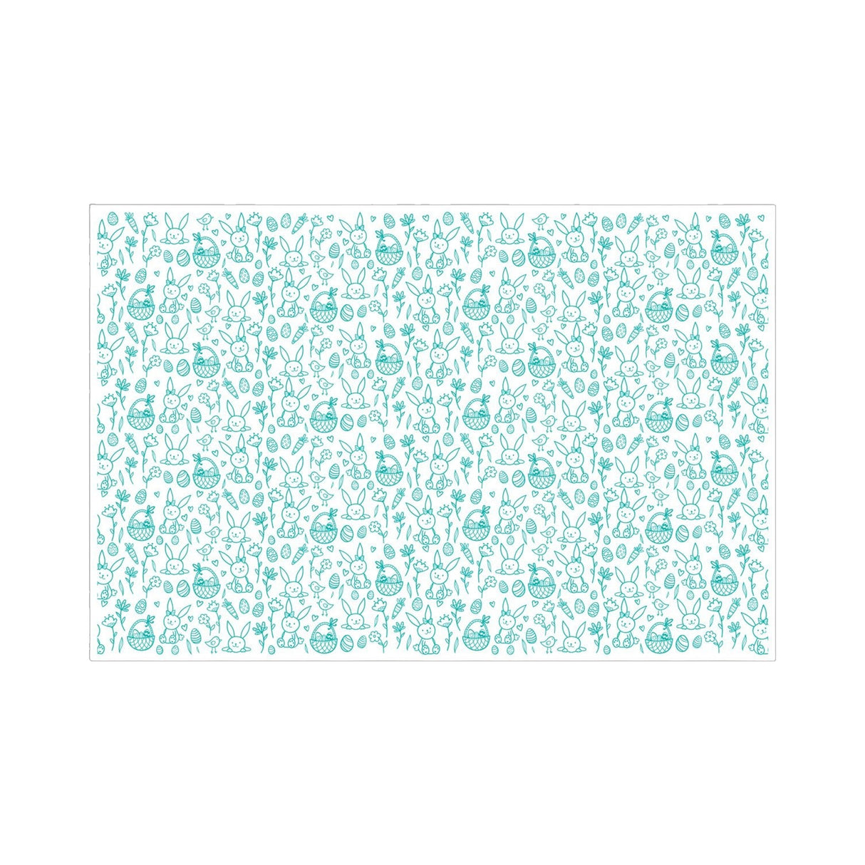 Turquoise Spring Field Easter tissue paper 17g – size 50x75cm