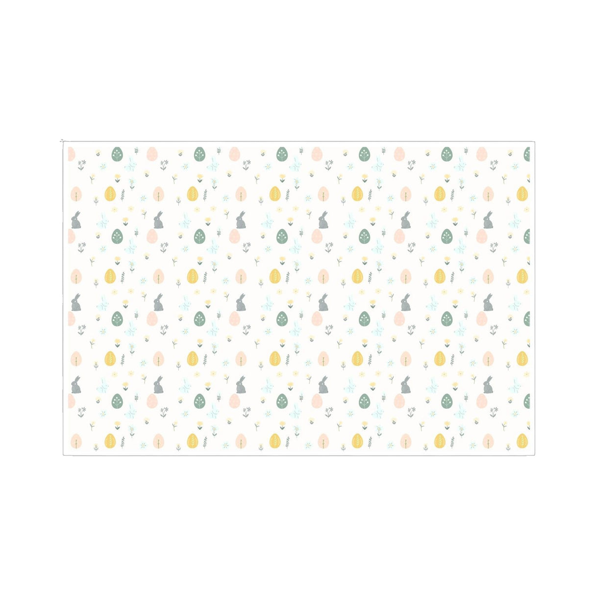 Grey Bunny & Pastel Eggs Easter tissue paper 28g – size 50x75cm