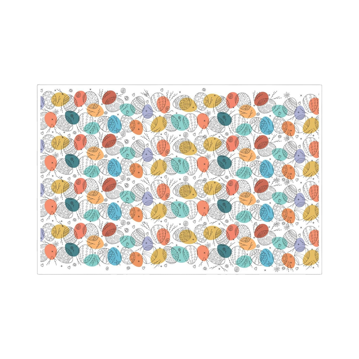 Color Splash Eggs Easter tissue paper 17g – size 50x75cm