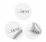 Selbstklebendes Etikett/Aufkleber mit Personalisierung - Durchmesser 4,7cm