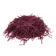 Burgundy tissue paper shred filler for gift boxes