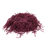 Burgundy tissue paper shred filler for gift boxes
