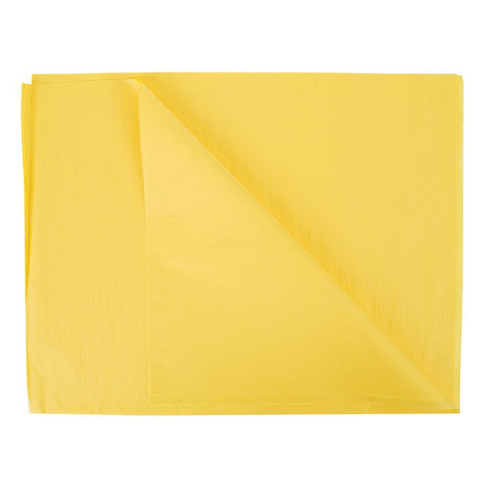 YELLOW tissue paper