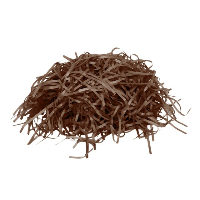 Chockolate Brown tissue paper shred filler for gift boxes