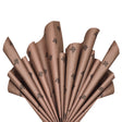 Custom tissue paper brown, fan arrangement, 28gsm – size 50x75cm