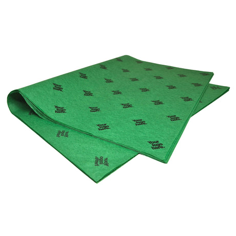 Custom tissue paper dark-green, ream of sheets 17gsm – size 50x75cm