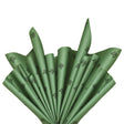 Custom tissue paper dark-green, fan arrangement, 28gsm – size 50x75cm