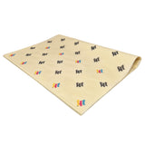 Custom tissue paper ivory, ream of folded sheets 17gsm – size 50x75cm